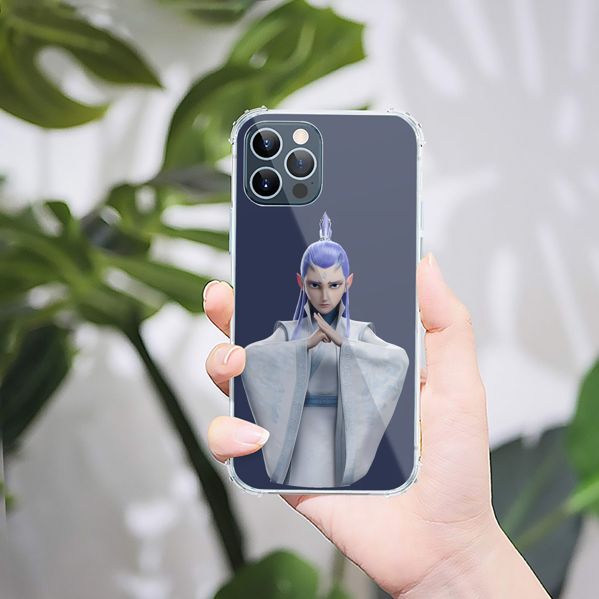 （画像用） Ne Zha 2 ナタ 魔童の大暴れ 【iPhone 12シリーズ対応】透明スマホケース（クリアソフトケース）